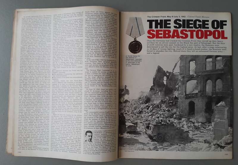 Vintage Purnell's "History Of The Second World War".  Siege Of Sebastopol..