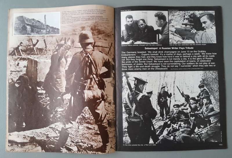 Vintage Purnell's "History Of The Second World War".  Siege Of Sebastopol..