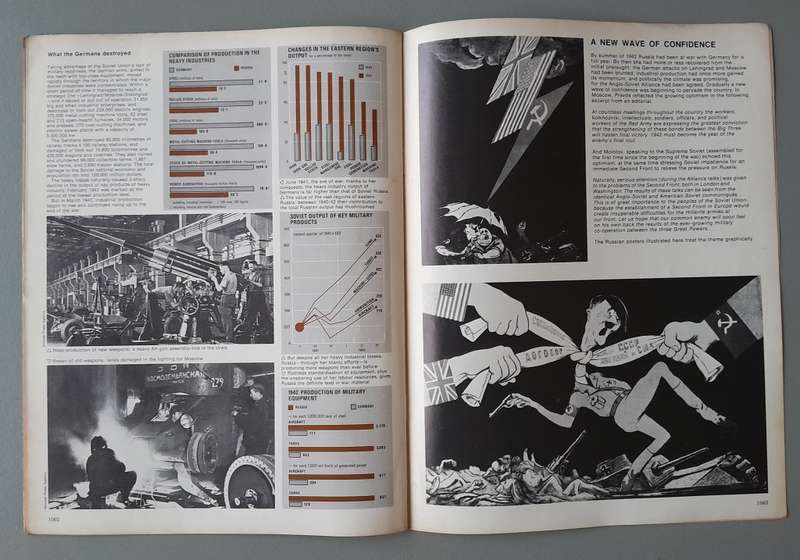 Vintage Purnell's "History Of The Second World War".  Siege Of Sebastopol..