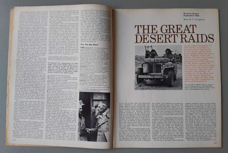 Vintage Purnell's "History Of The Second World War".  Alamein.