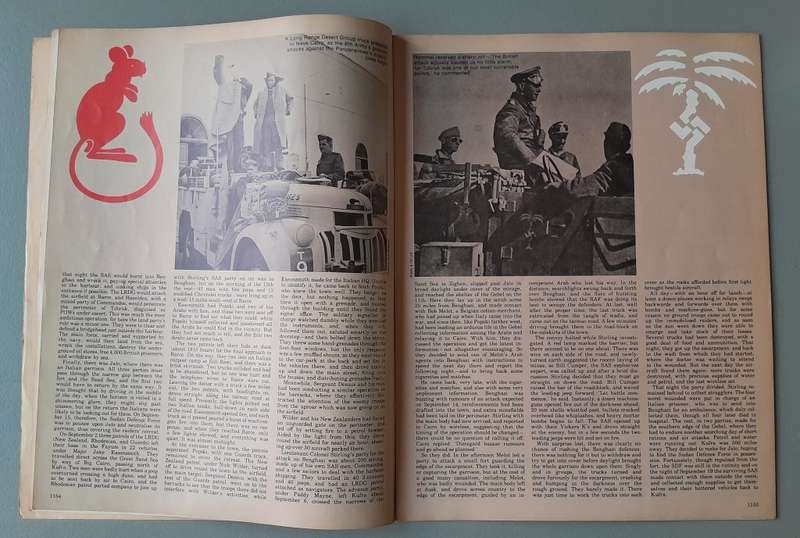Vintage Purnell's "History Of The Second World War".  Alamein.