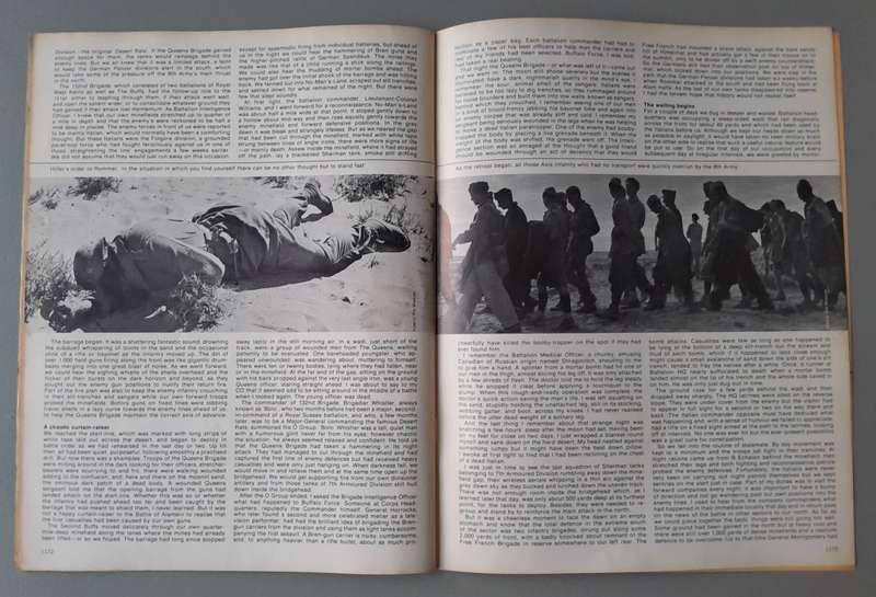 Vintage Purnell's "History Of The Second World War".  Alamein.