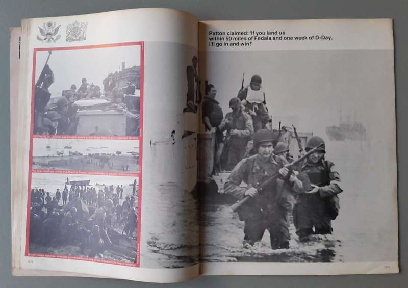 Vintage Purnell's "History Of The Second World War".  Operation Torch.