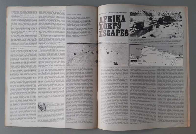 Vintage Purnell's "History Of The Second World War".  Operation Torch.