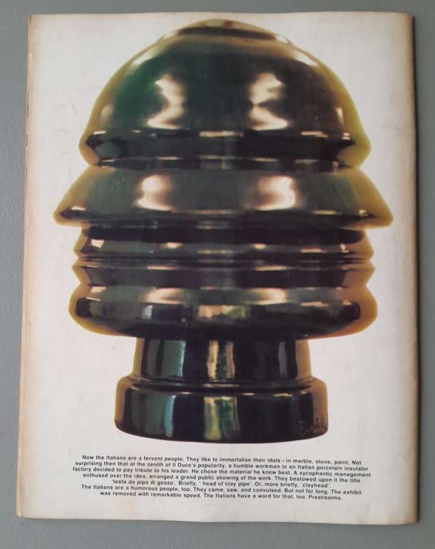 Vintage Purnell's "History Of The Second World War".  Italians Quit.