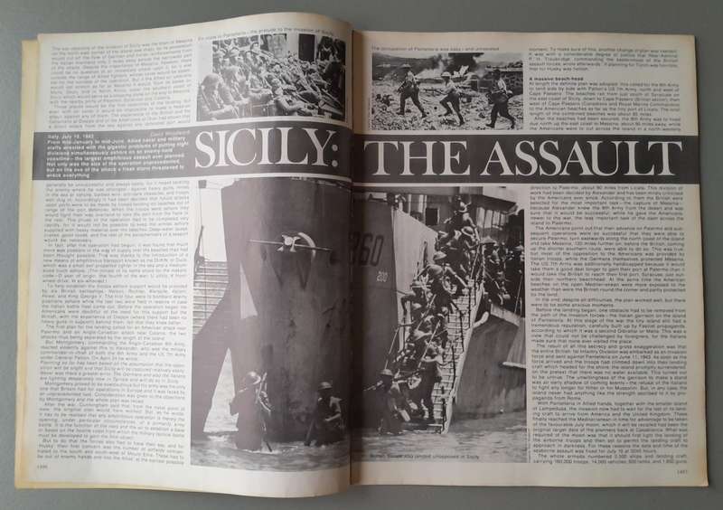 Vintage Purnell's "History Of The Second World War".  Italians Quit.