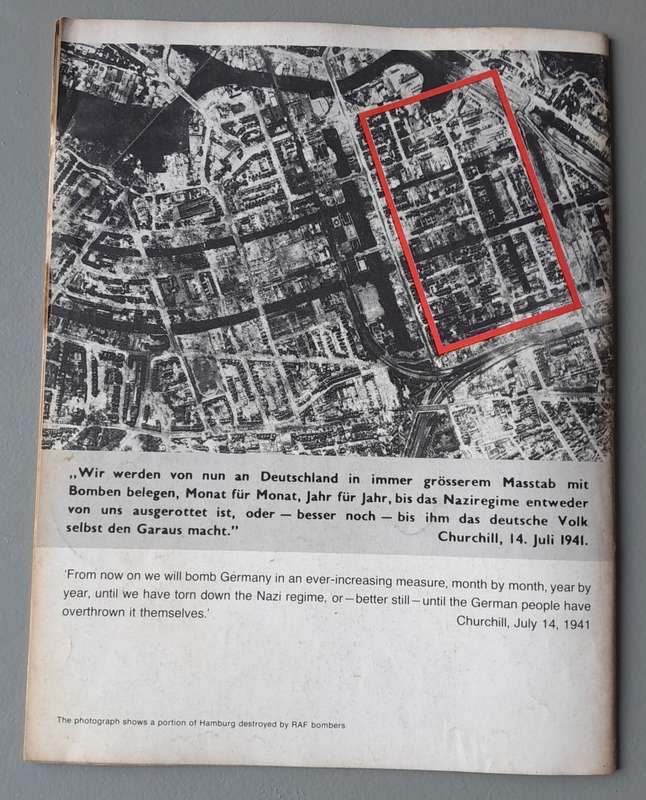 Vintage Purnell's "History Of The Second World War".  RAF Raider Destroyed.