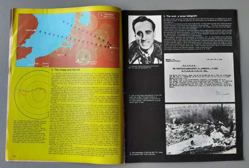 Vintage Purnell's "History Of The Second World War".  RAF Raider Destroyed.