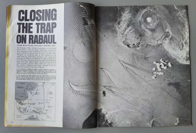 Vintage Purnell's "History Of The Second World War".  RAF Raider Destroyed.