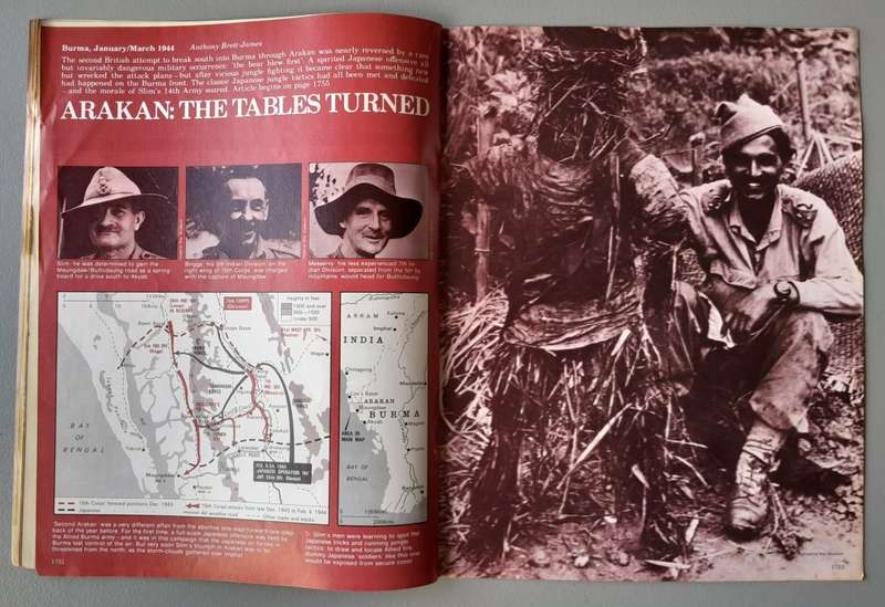 Vintage Purnell's "History Of The Second World War".  RAF Raider Destroyed.
