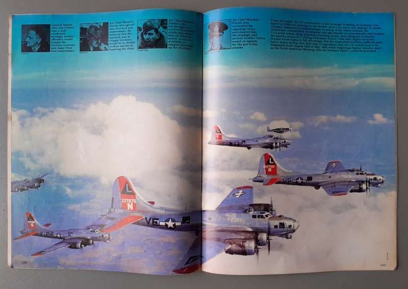 Vintage Purnell's "History Of The Second World War".  Allied War Machine.