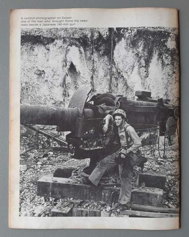 Vintage Purnell's "History Of The Second World War".  Marianas Turkey Shoot.