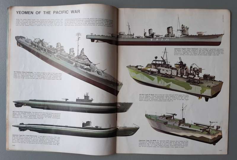 Vintage Purnell's "History Of The Second World War".  Marianas Turkey Shoot.