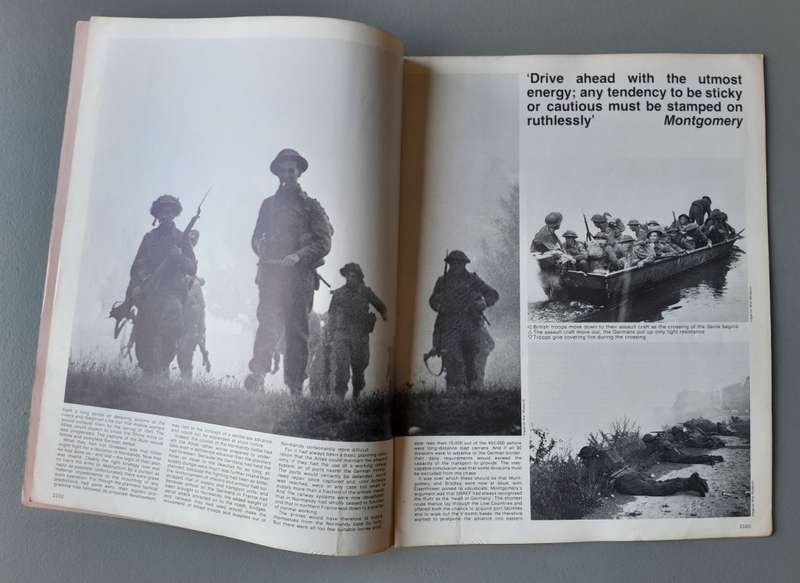 Vintage Purnell's "History Of The Second World War".  Arnhem.