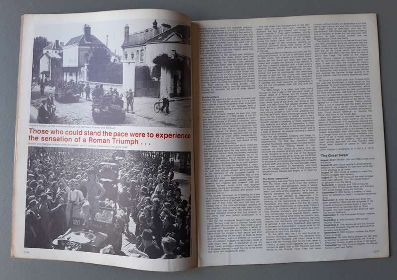 Vintage Purnell's "History Of The Second World War".  Arnhem.