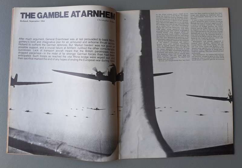Vintage Purnell's "History Of The Second World War".  Arnhem.