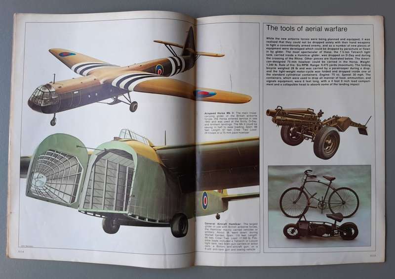 Vintage Purnell's "History Of The Second World War".  Arnhem.