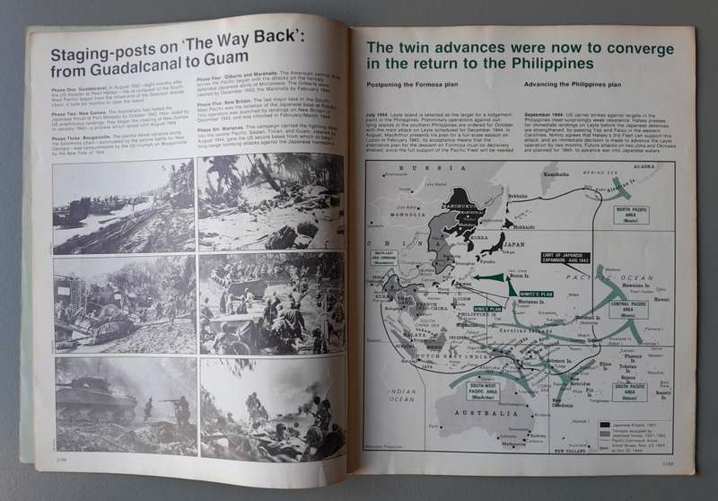 Vintage Purnell's "History Of The Second World War".  The Tirpitz.