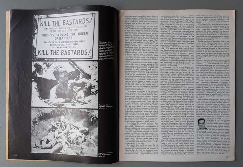 Vintage Purnell's "History Of The Second World War".  Iwo Jima.