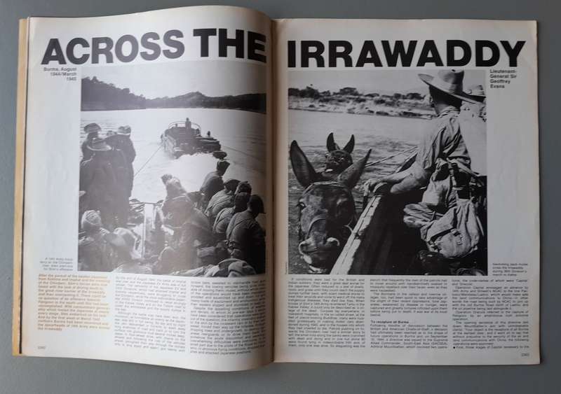 Vintage Purnell's "History Of The Second World War".  Iwo Jima.