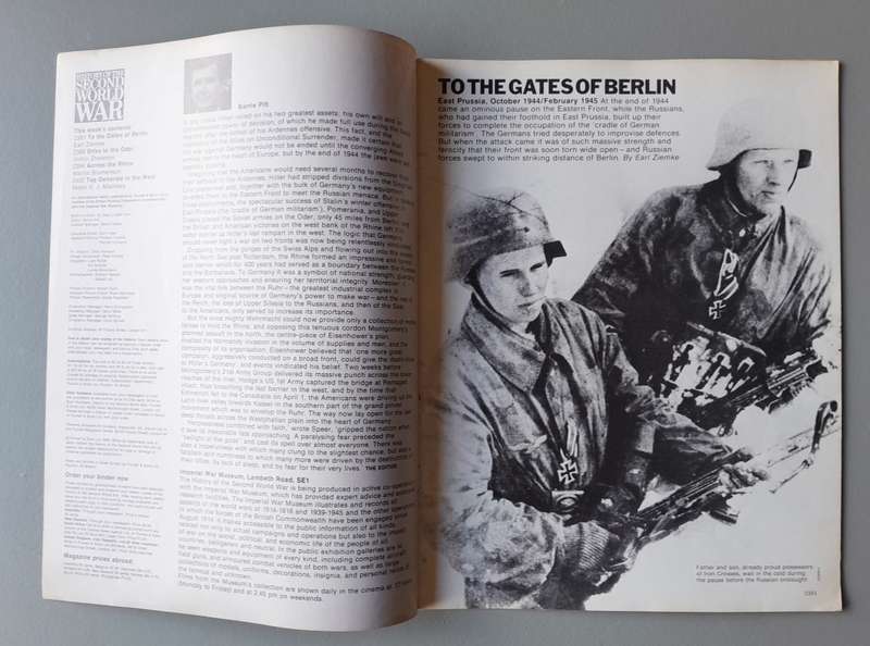 Vintage Purnell's "History Of The Second World War".  Never! Never! Never!