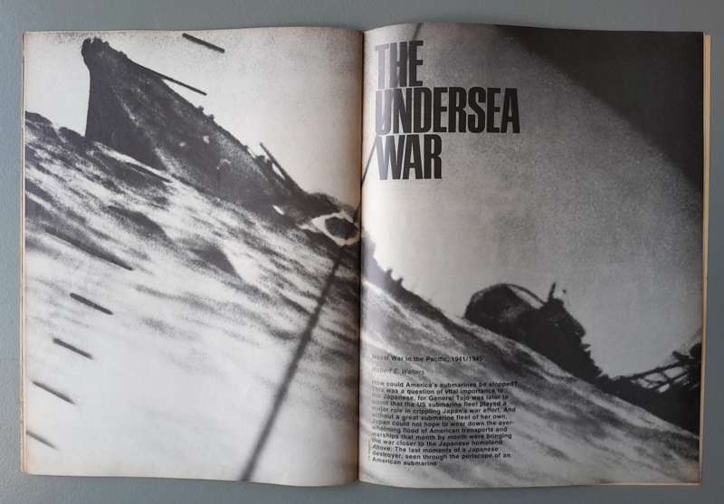 Vintage Purnell's "History Of The Second World War".  Fire Raids on Japan.