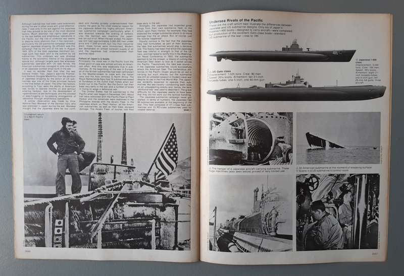 Vintage Purnell's "History Of The Second World War".  Fire Raids on Japan.
