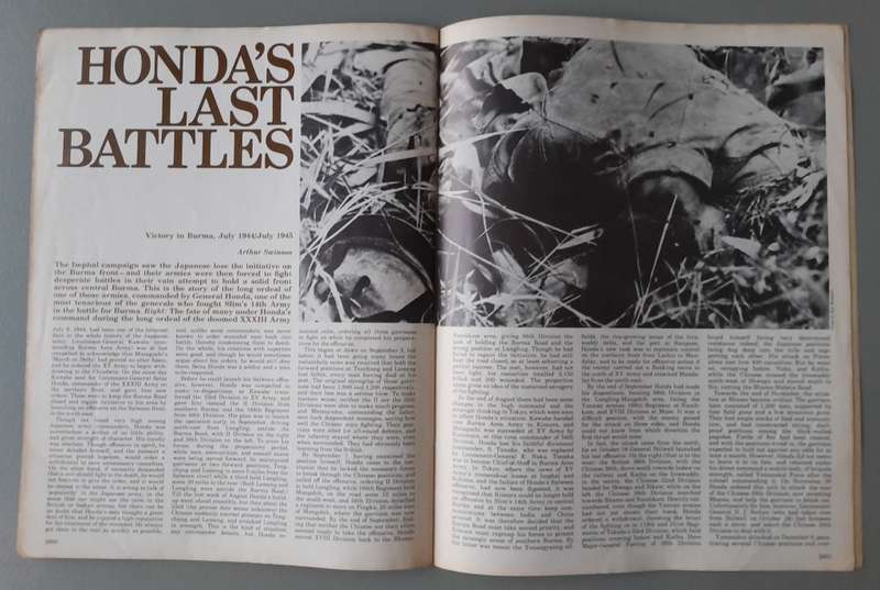 Vintage Purnell's "History Of The Second World War".  Race to Rangoon.