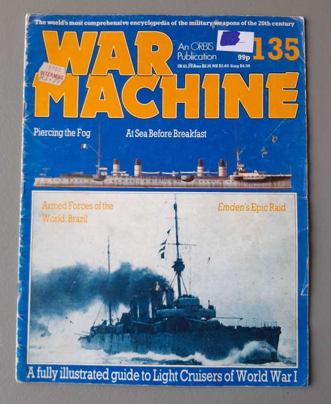 Vintage "War Machine" Number 135.  Light Cruisers of WW1.