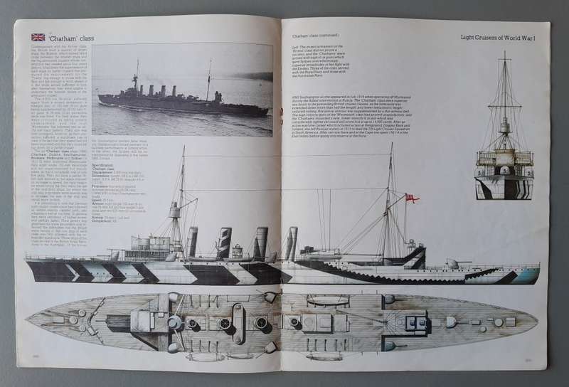 Vintage "War Machine" Number 135.  Light Cruisers of WW1.