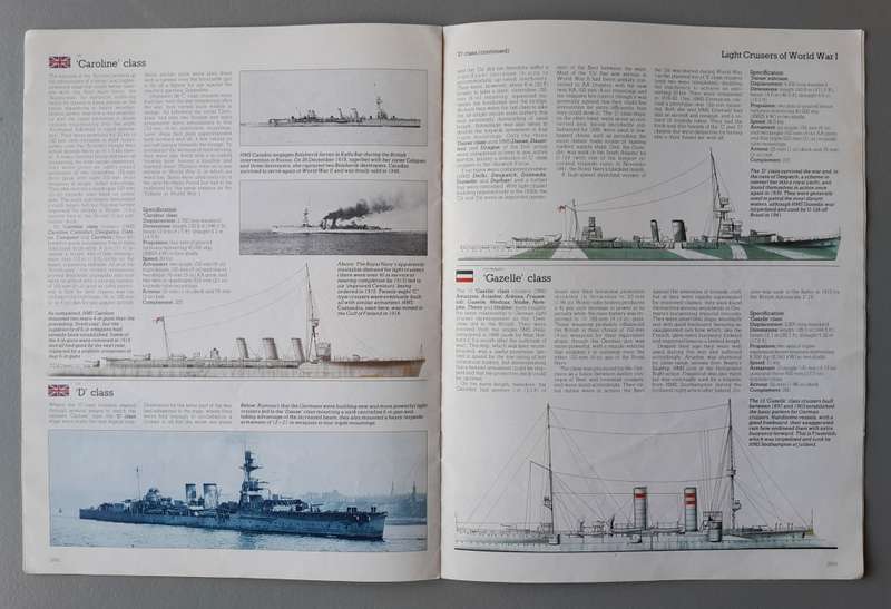 Vintage "War Machine" Number 135.  Light Cruisers of WW1.