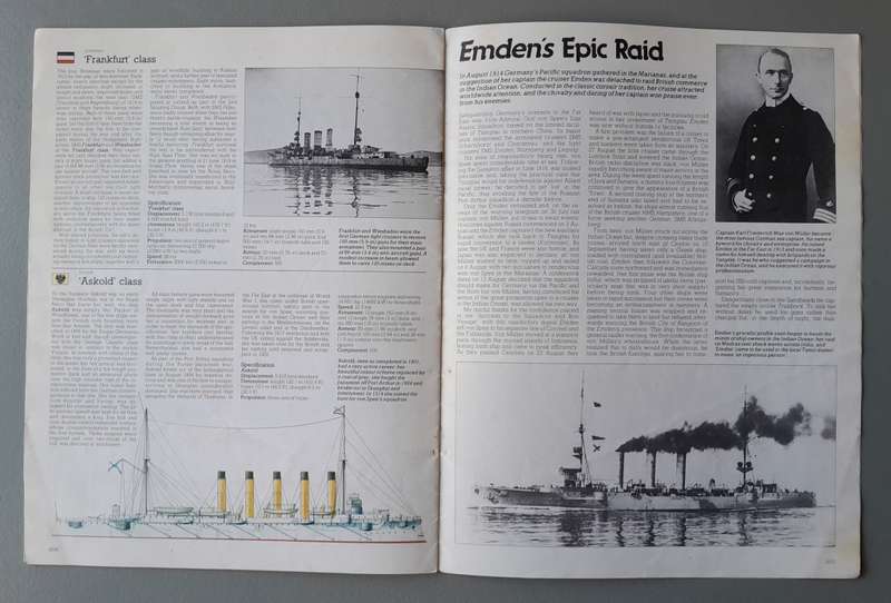 Vintage "War Machine" Number 135.  Light Cruisers of WW1.