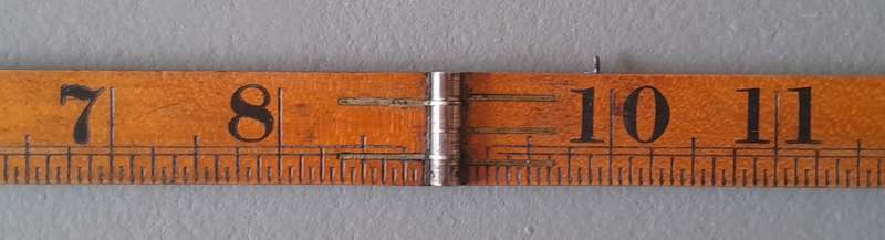 Vintage Rabone & Sons Boxwood And Brass 3-Foot Folding Rule.  No. 1167.