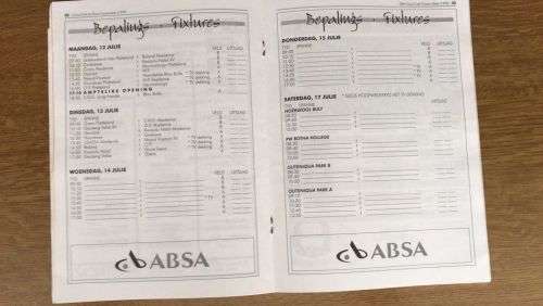 1999 Craven Week Programme