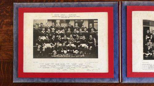 Rarely Seen - 1960 South Africa vs Scotland Two Photo Presentation
