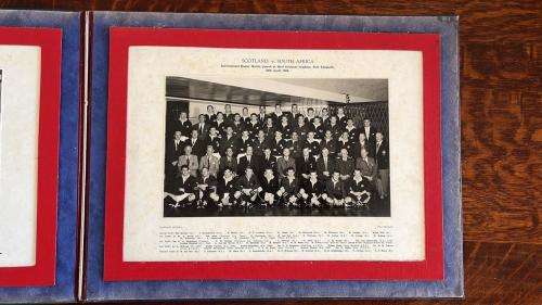 Rarely Seen - 1960 South Africa vs Scotland Two Photo Presentation