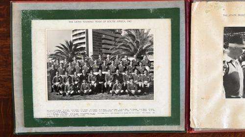 1962 Lions Tour of South Africa Commemorative Photo`s Set - details below