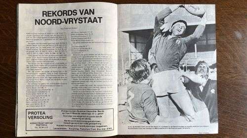 1981 Currie Cup Semi Final Northern Transvaal vs Northern Free State Programme