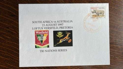 FDC - 1997 South Africa vs Australia at Loftus Versfeld