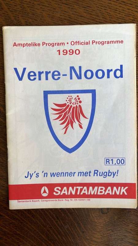 1990 Verre Noord vs WP Liga Program