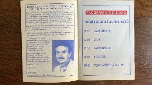 1990 Verre Noord vs WP Liga Program