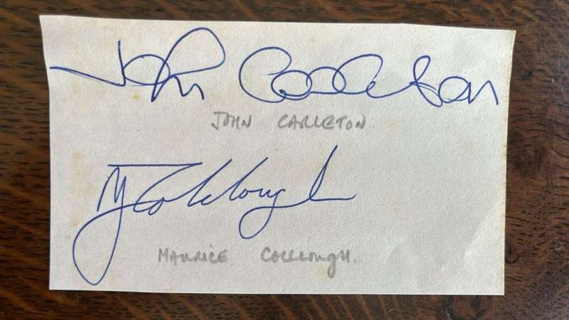 1970/80`s  Original Signatures UK Rugby Players, details below