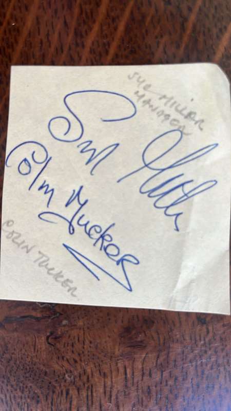 1970/80`s  Original Signatures UK Rugby Players, details below