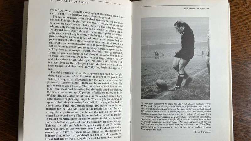 Fred Allen on Rugby, Signed by Entire 1970 Squad, details below