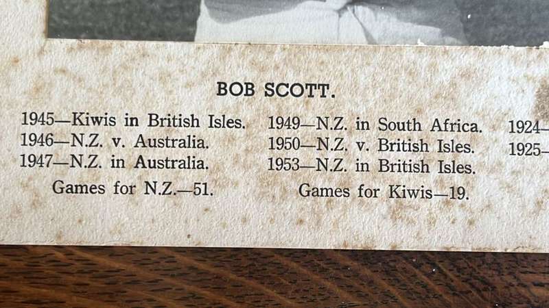 Original Photo - New Zealand`s Greatest Full Backs, Signed and Inscribed, details below