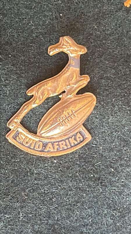 1962 British Isles South African Tour Pennant and Pins, details below