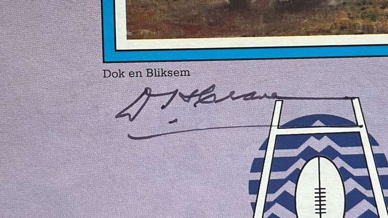 1990 Cravenspan vs Noord Transvaal Program en Kaartjie, Geteken, besonderhede onder