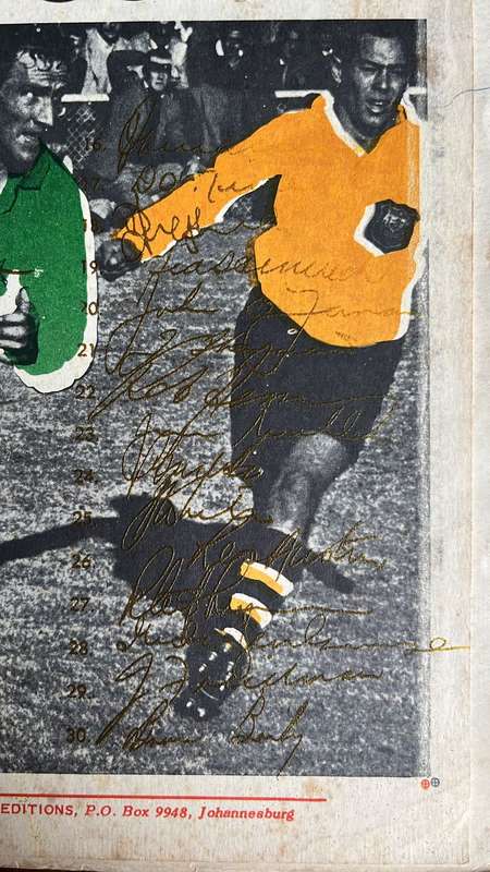 1963 Springboks vs Wallabies Pictorial Souvenir Programme, Signed, details below