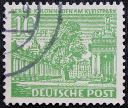 1949 Berlin Kolonnaden am Kleistpark 10 pfennig