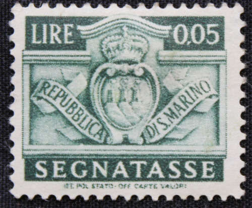 1945 San Marino Segnatasse